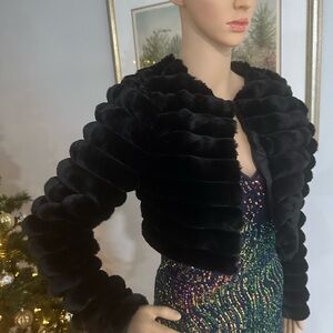 Justify Black Teddy Jacket